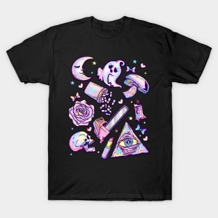 Creepy Cute Aesthetic Pastel Goth - Kawaii Chibi Gift T-Shirt